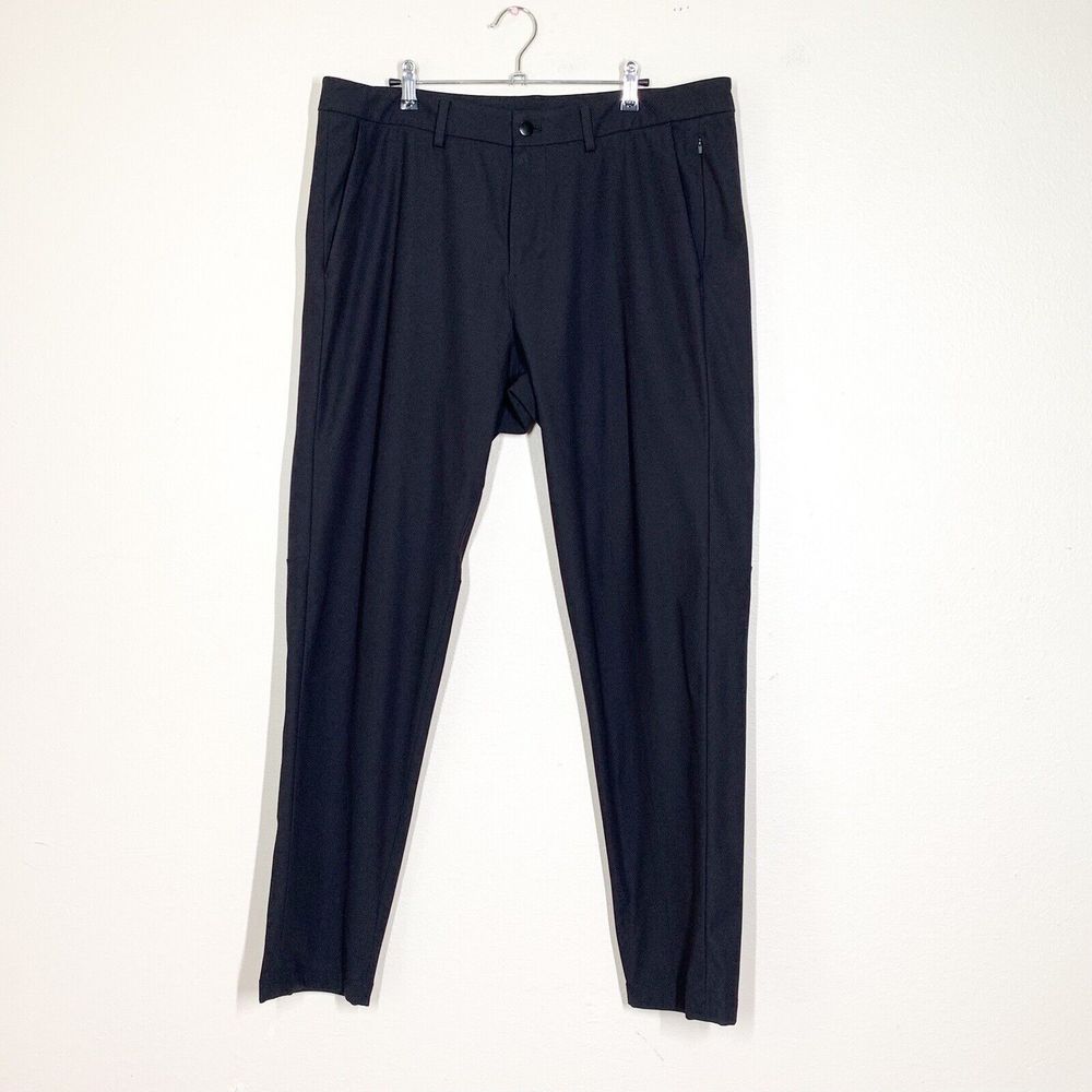 Lululemon Commission Pant Men's 36 Black Slim *Warpstreme 34" M5439S